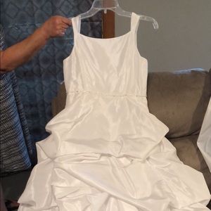 Little Girls Miniature Bridal Dress
